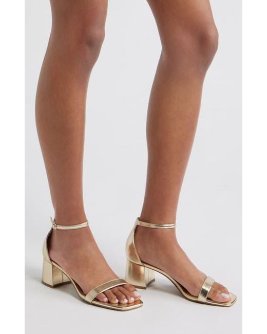 BP. Natural Zena Ankle Strap Sandal