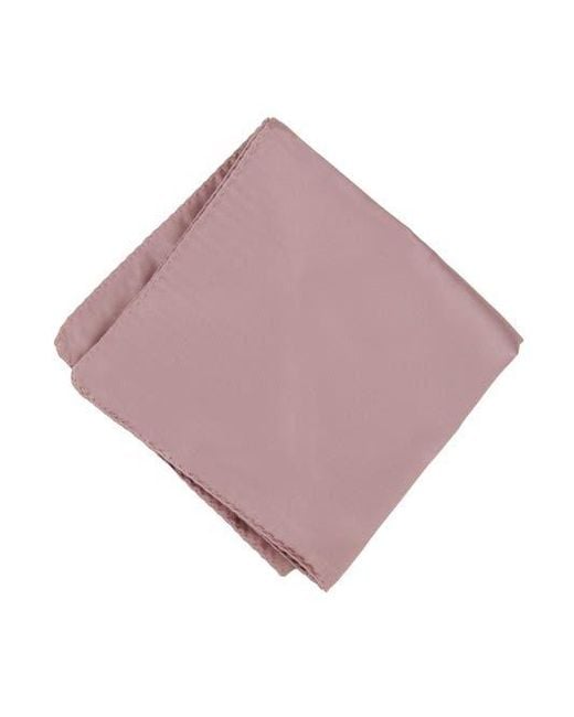 Brooklyn Brigade Purple Solid Satin Pocket Square for men