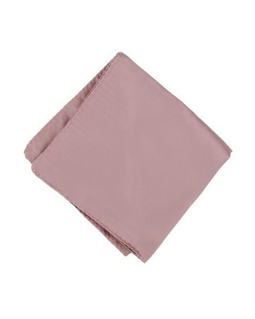 Brooklyn Brigade Purple Solid Satin Pocket Square for men