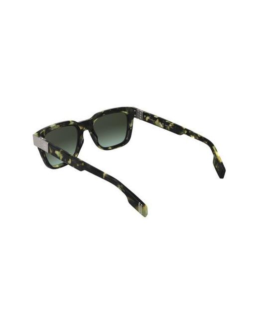 Canada Goose Green 52Mm Rectangular Sunglasses