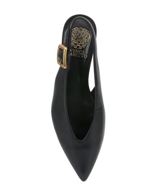 Vince Camuto Black Valther Pointed Toe Flat