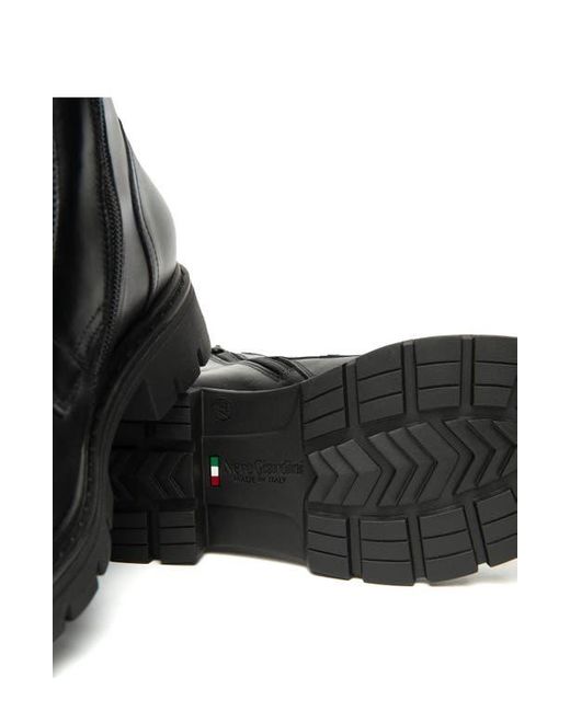 Nero Giardini Black Buckle Combat Boot