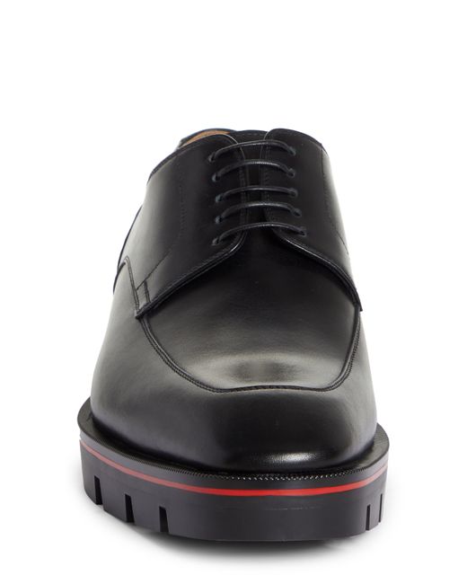Christian Louboutin Men's Surcity Red-Sole Derby Shoes