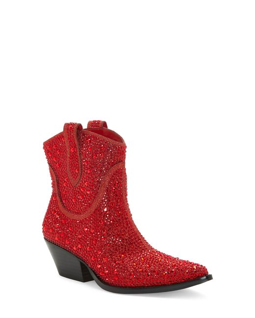 Jessica Simpson Red Tamira2 Crystal Western Boot