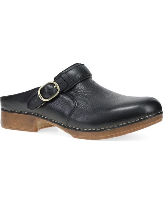 Dansko Black Millie Mule