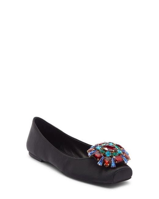 Jeffrey Campbell Black Ornate Flat