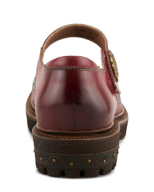 Spring Step Brown Danuella Platform Mary Jane