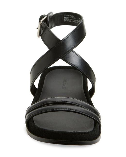 Madewell Black The Caro Ankle Wrap Sandal