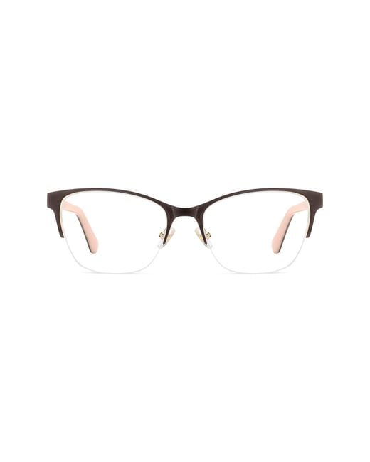 Kate Spade Brown Diandra 51Mm Rectangular Optical Glasses