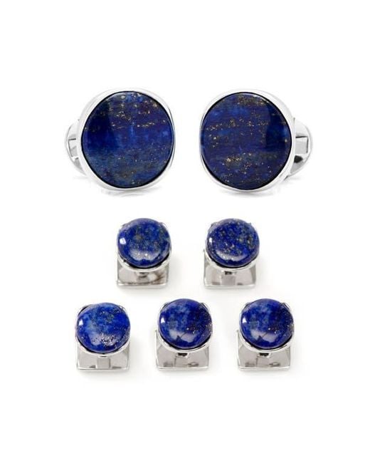 Cufflinks Inc. Blue Lapis Cuff Links & Studs Set for men