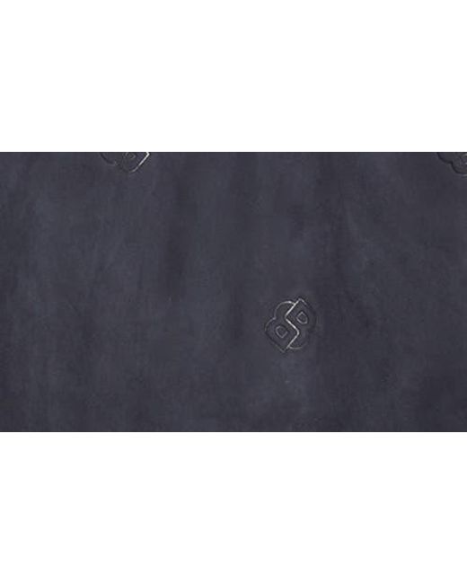 Boss Blue Merwyn Emed Leather Jacket for men