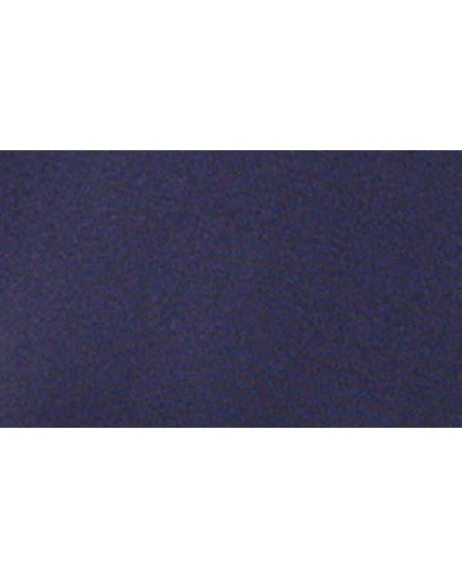 Staud Blue Sunshine Contrast Detail Long Sleeve Minidress
