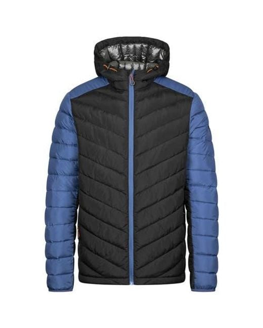 Trespass Blue Eriska Padded Jacket for men