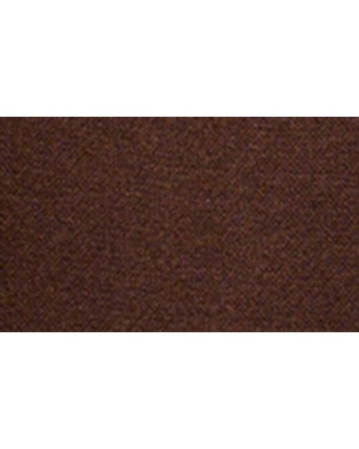 Mango Brown Pleated Wide Leg Pull-On Pants