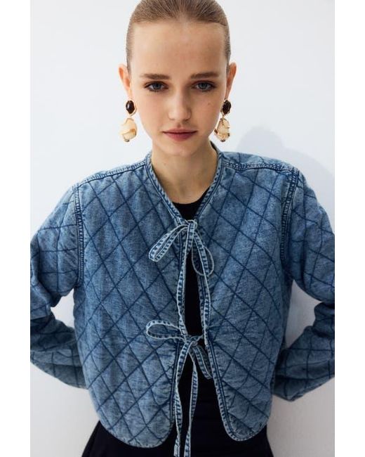 H&M Blue Reversible Denim Jacket
