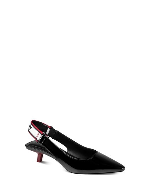 DKNY Black Nolene Slingback Pump