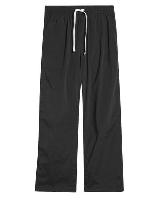 RIZORT Black Kore Drawstring Nylon Pants for men