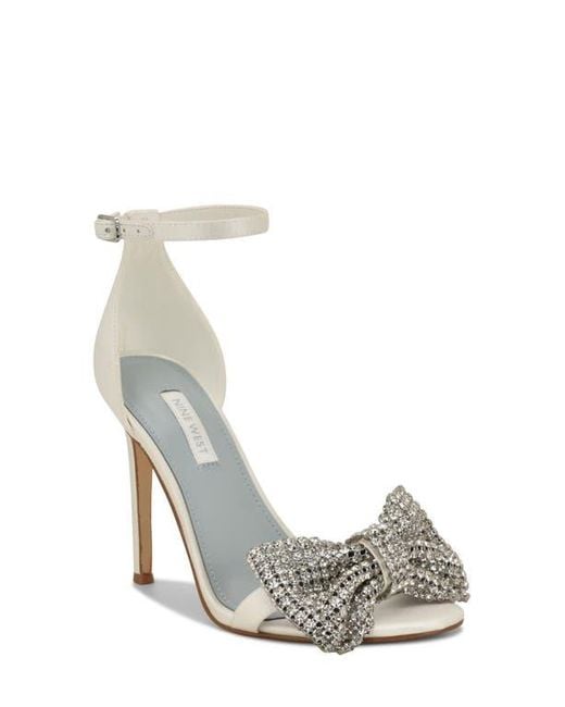 Nine West Metallic Tansie Ankle Strap Sandal