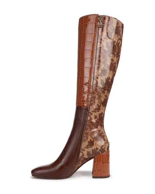 Circus by Sam Edelman Brown Billie Knee-high Block-heel Dress Boots