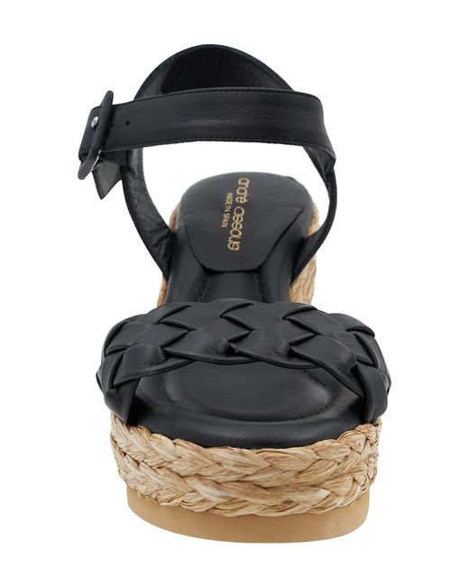 Andre Assous Cecilia Wedge Platform Sandal in Blue Lyst