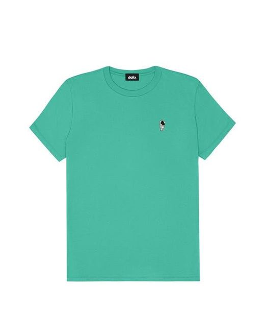 Alix Green Astronaut Jersey Relaxed Tee