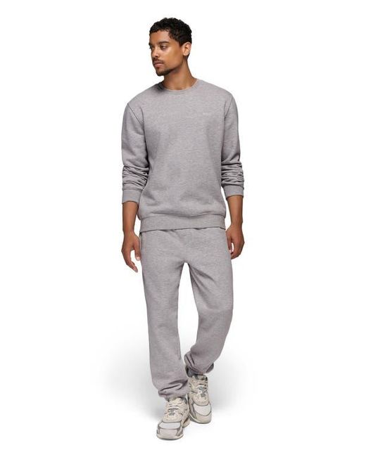 Prana Gray Fleece Crewneck Sweatshirt for men
