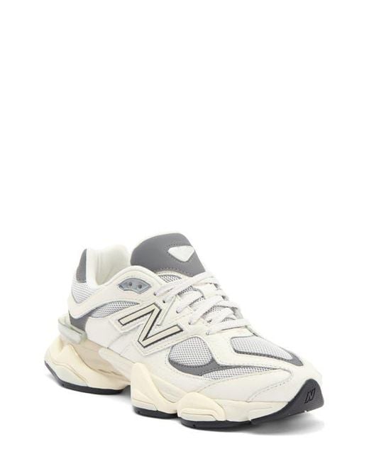 New Balance White Gender Inclusive 9060 Sneaker