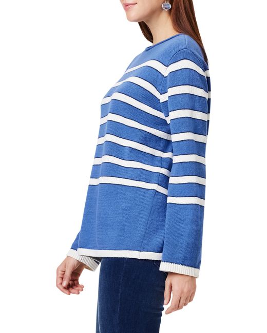 NIC+ZOE Blue Nic+zoe Skyline Stripe Sweater