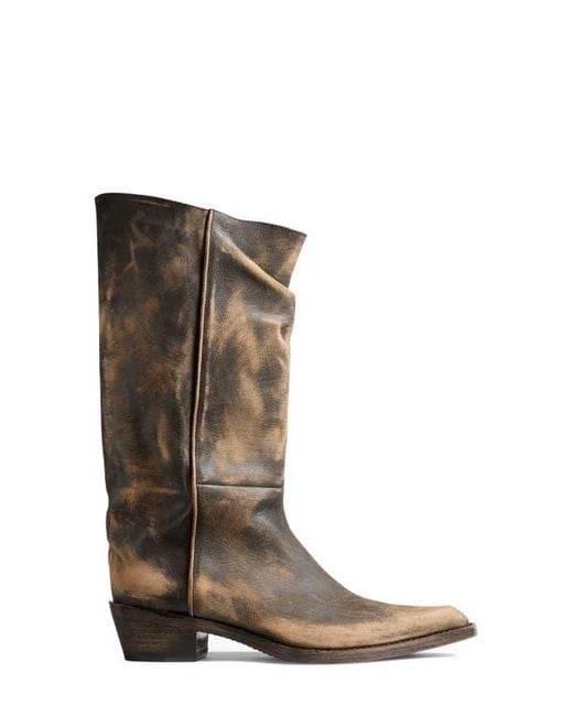 Khaite Brown Clive Western Boot