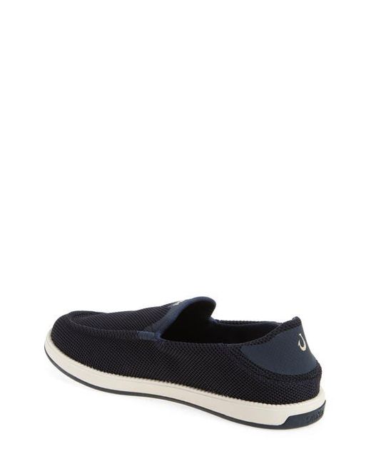 Olukai Blue Kākaha Mesh Convertible Loafer for men