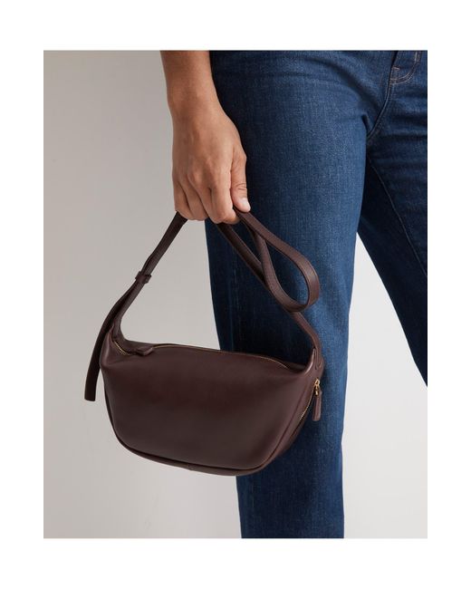 Madewell Brown The Sling Leather Crossbody Bag