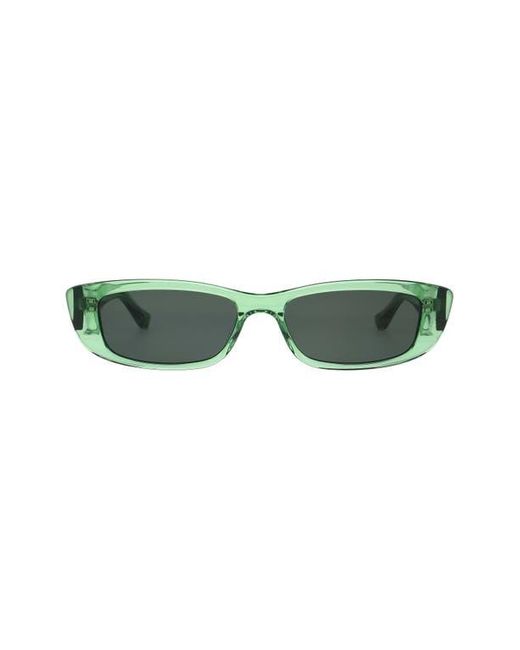Florence By Mills Green 53Mm Rectangular Sunglasses