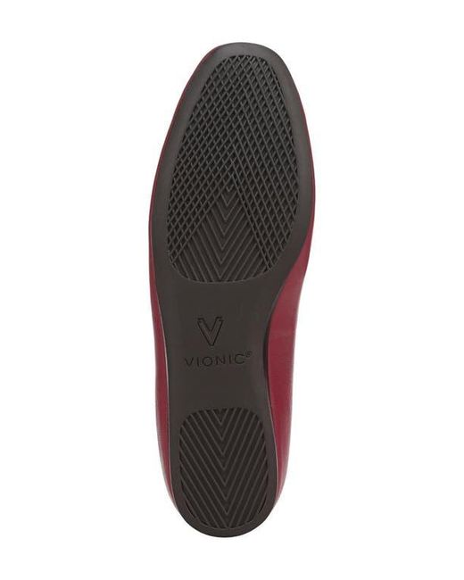 Vionic Red Larissa Ballet Flat