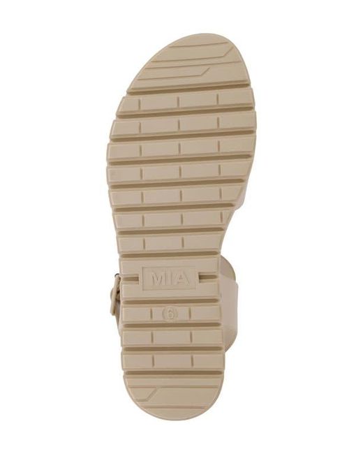 MIA Gray Maya Platform Sandal