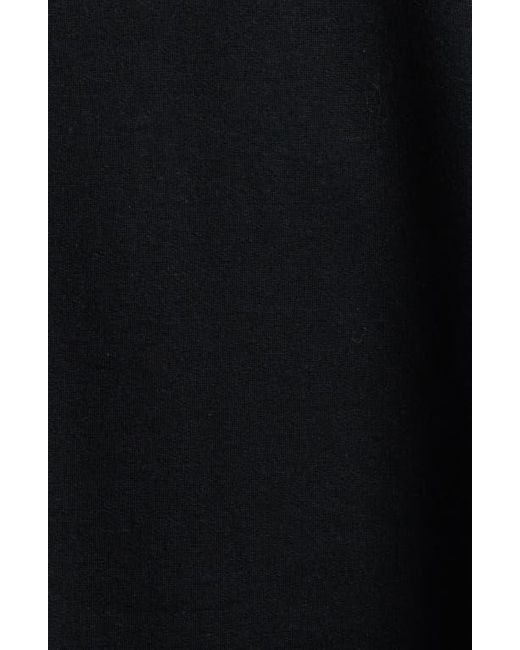 Eileen Fisher Black Johnny Collar Tunic Top
