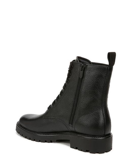 Vince Black Dominic Plain Toe Boot for men