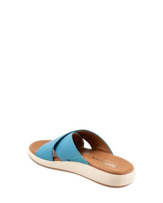 Softwalk® Blue Jesi Slide Sandal