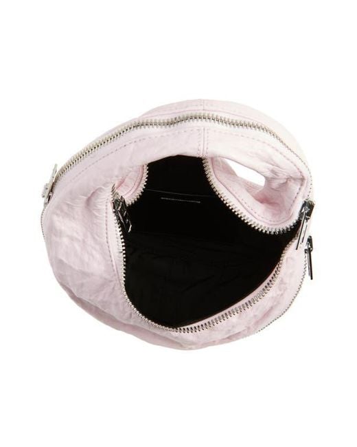 Alexander Wang Pink Mini Twist Memory Leather Handbag