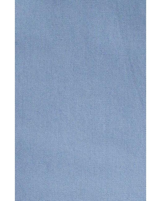 Wayf Blue Fiona Short Sleeve Minidress