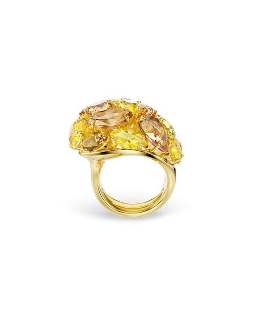 Swarovski Metallic Gema Cocktail Ring