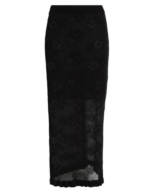 スカート CECILIE BAHNSEN Skirts (1 25KNI50006 PEGONIA SKIRTBLACK) PEGONIA | SKIRT JACQUARD KNIT BLACK