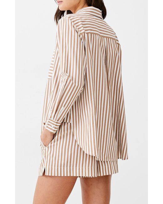 French Connection Natural Thick Stripe Shirt
