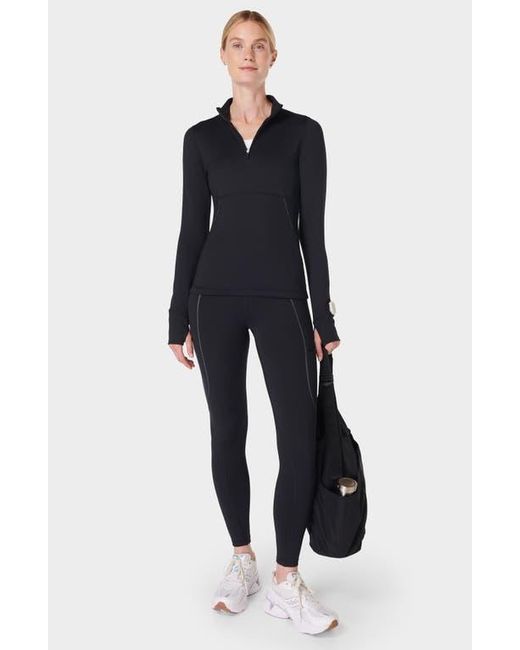 Sweaty Betty Blue Therma Boost Pocketed 7/8 Running Leggings