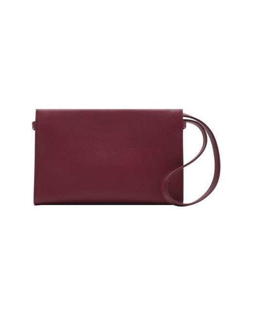 Burberry Purple Cotswolds Pochette Leather Shoulder Bag