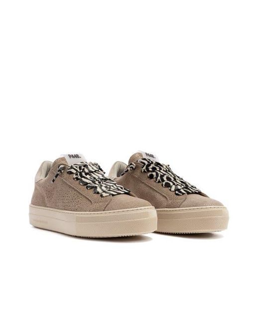 P448 Brown Thea Platform Sneaker