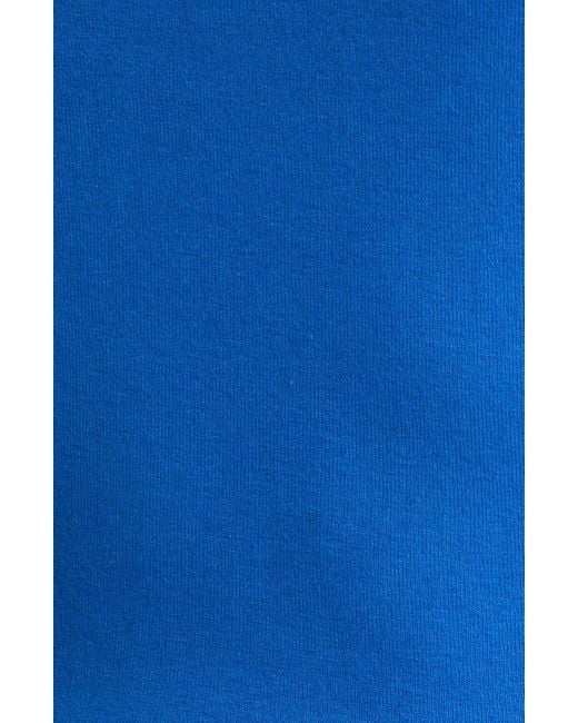 Caslon Blue Caslon(r) V-neck Organic Cotton Blend Tank Top