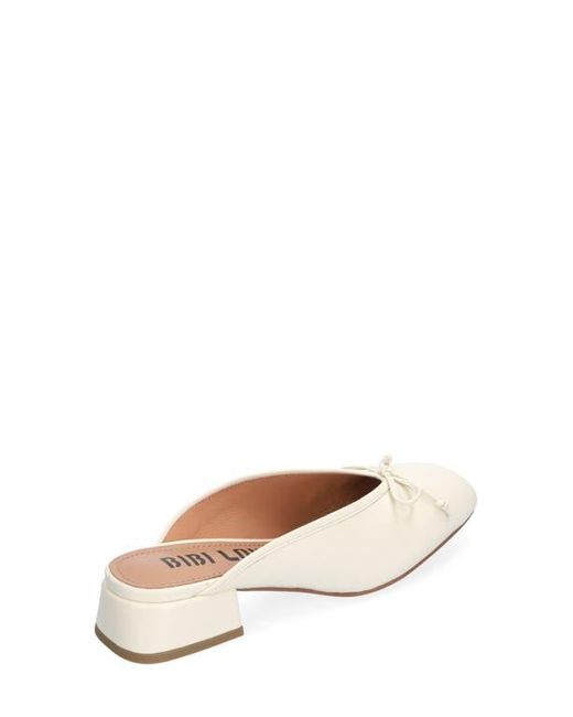 Bibi Lou Natural Suzy Bow Mule