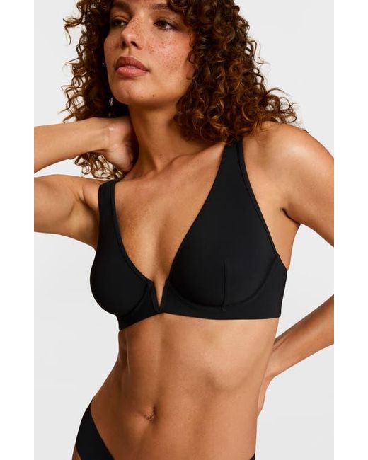 Commando Black Classic Plunge Underwire Bra