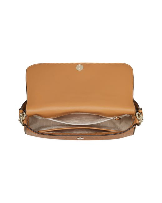 Kate Spade Brown Hudson Pebble Leather Shoulder Bag