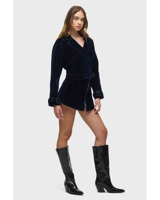 Hudson Blue Raglan Moto Jacket